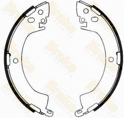 BRAKE ENGINEERING sh1185 -  Комплект тормозных колодок
